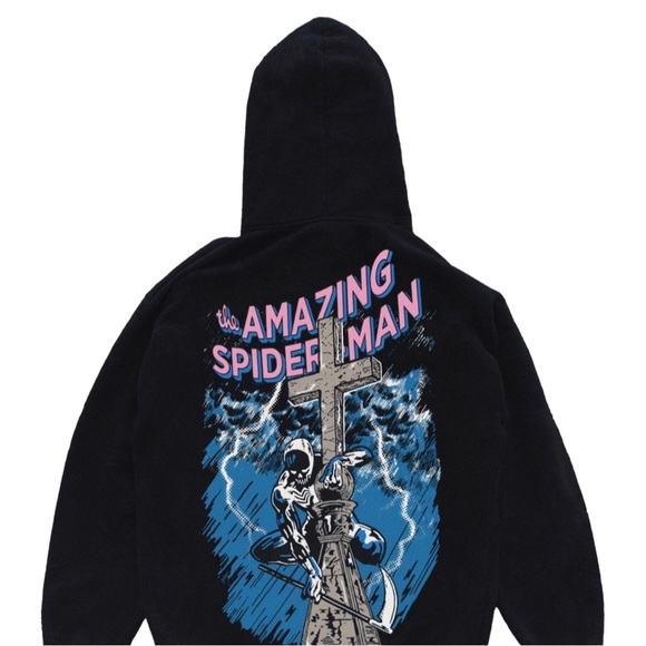 Warren Lottas XXL Spider-Man Venom Hoodie - Picture 1 of 5